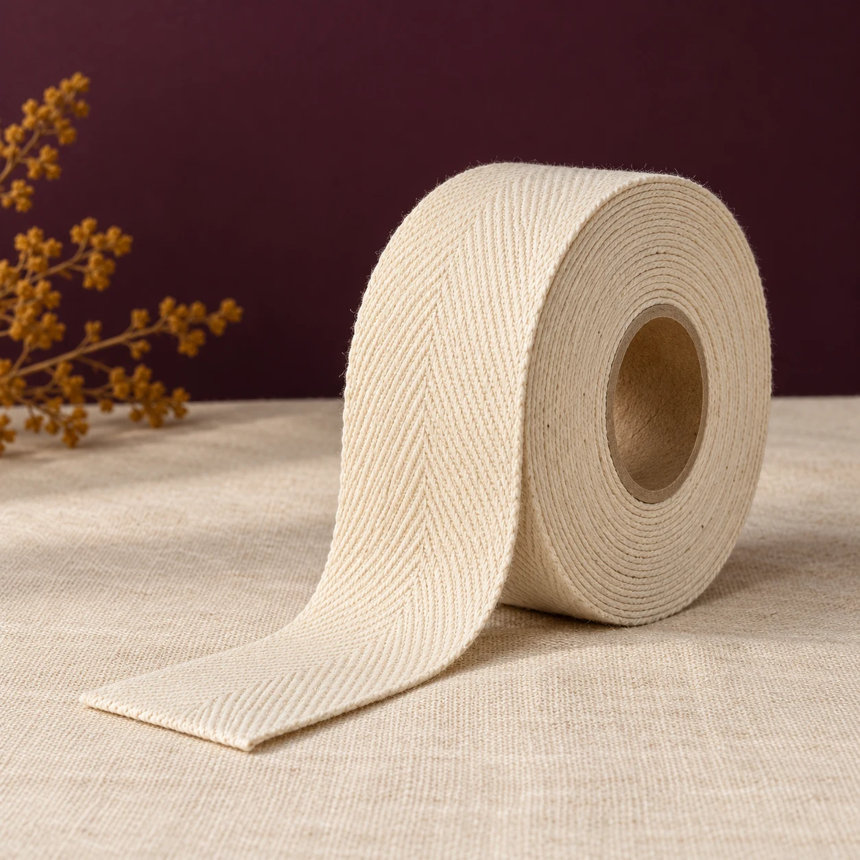 Cotton rug edge tape