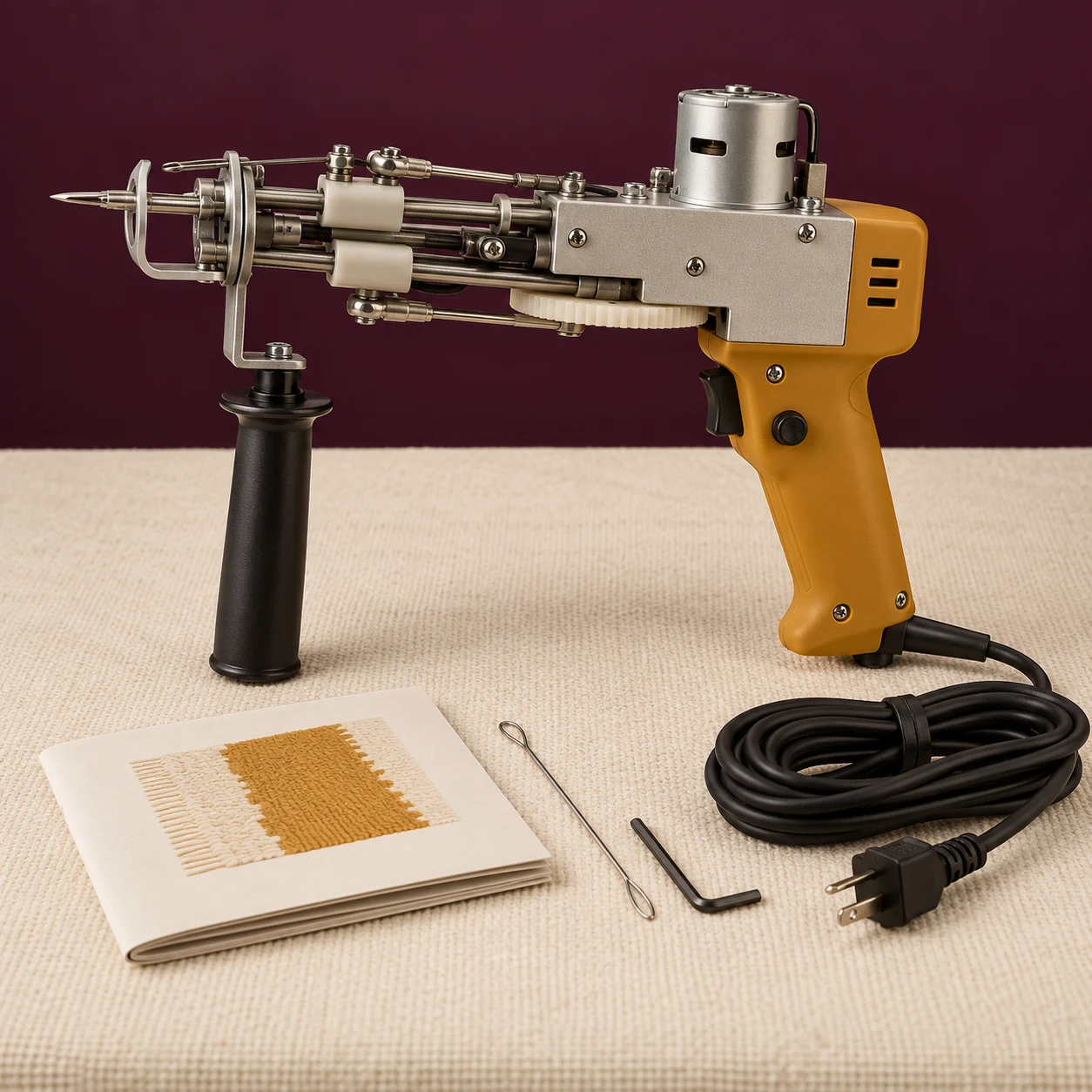 Loop-pile tufting gun